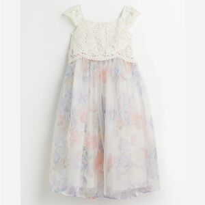 NWT Girls LACE AND TULLE DRESS size 7